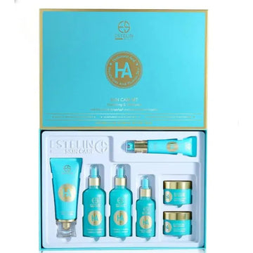 Estelin Skin Care Set Hyaluronic Acid Hydrating & Vitalizing 7 Piece Set